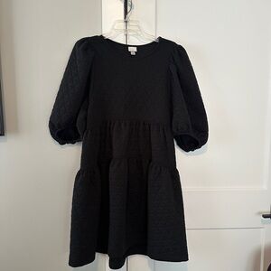a new day Black Quilted Dress